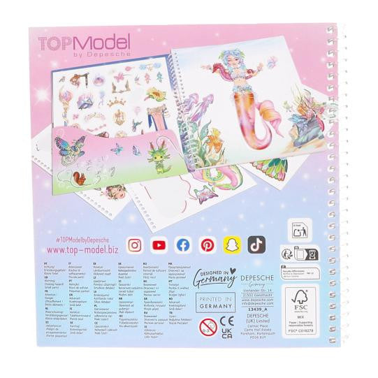 TOPModel - Dress Me Up Stickerbook - Fantasy