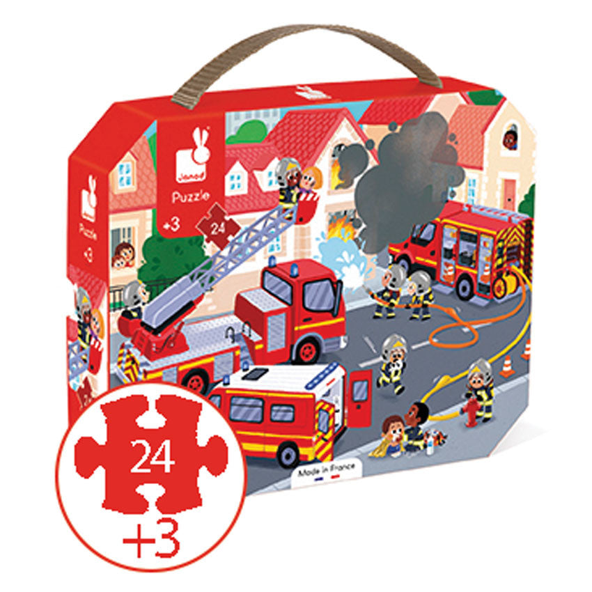 Janod - Firemen Puzzle - 24pc
