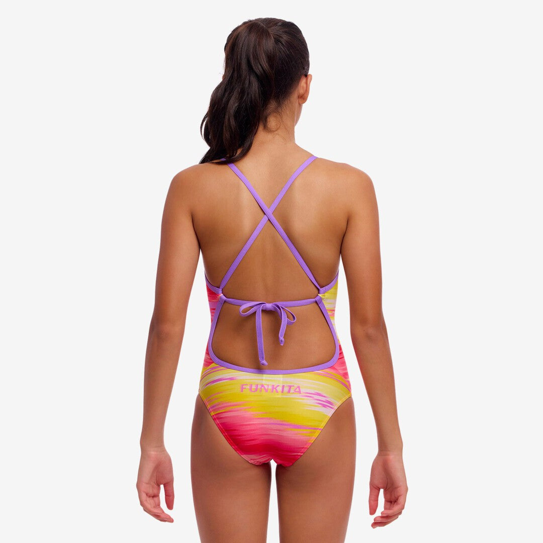 Funkita - Girl's Tie Me Tight One Piece Swimmers - Sailor Delight