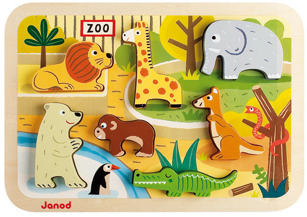 Janod - Zoo Chunky Puzzle