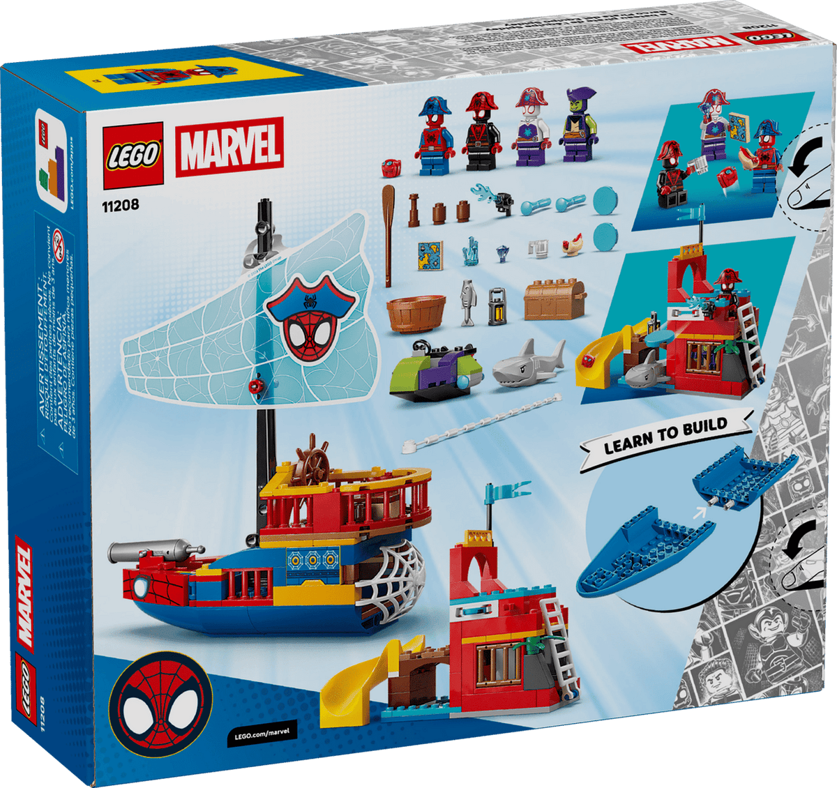 LEGO® Marvel - Team Spidey Pirate Ship 11208