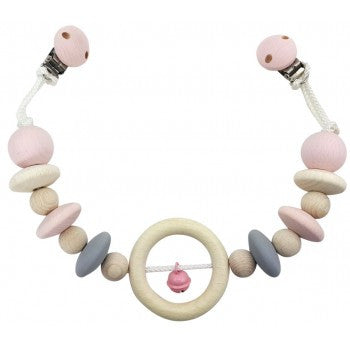 Hess-Spielzeug - Pram Chain Natural Pink