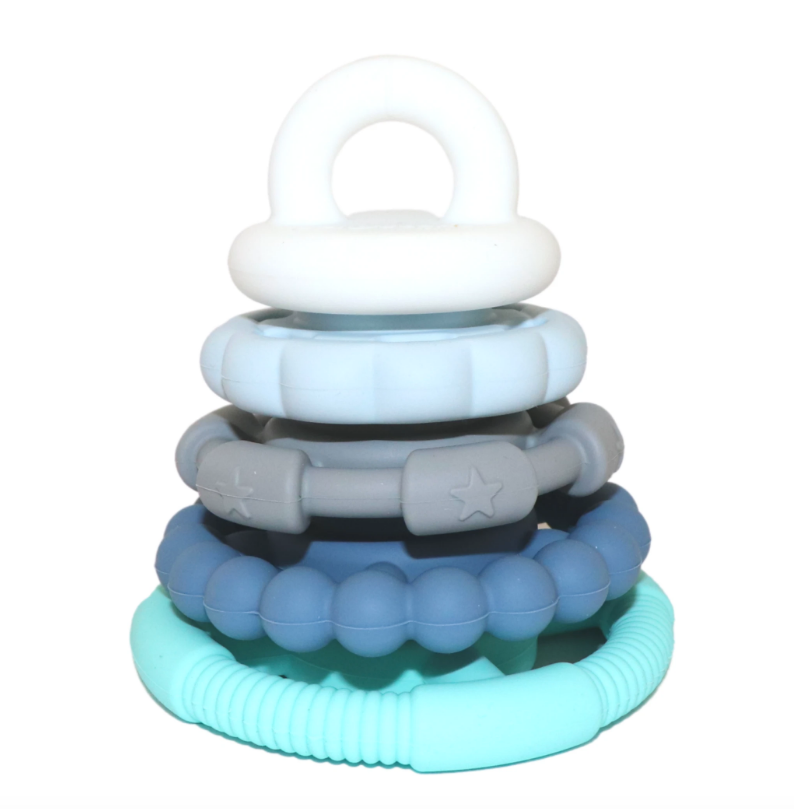 Jellystone- Rainbow Stacker & Teether Toy
