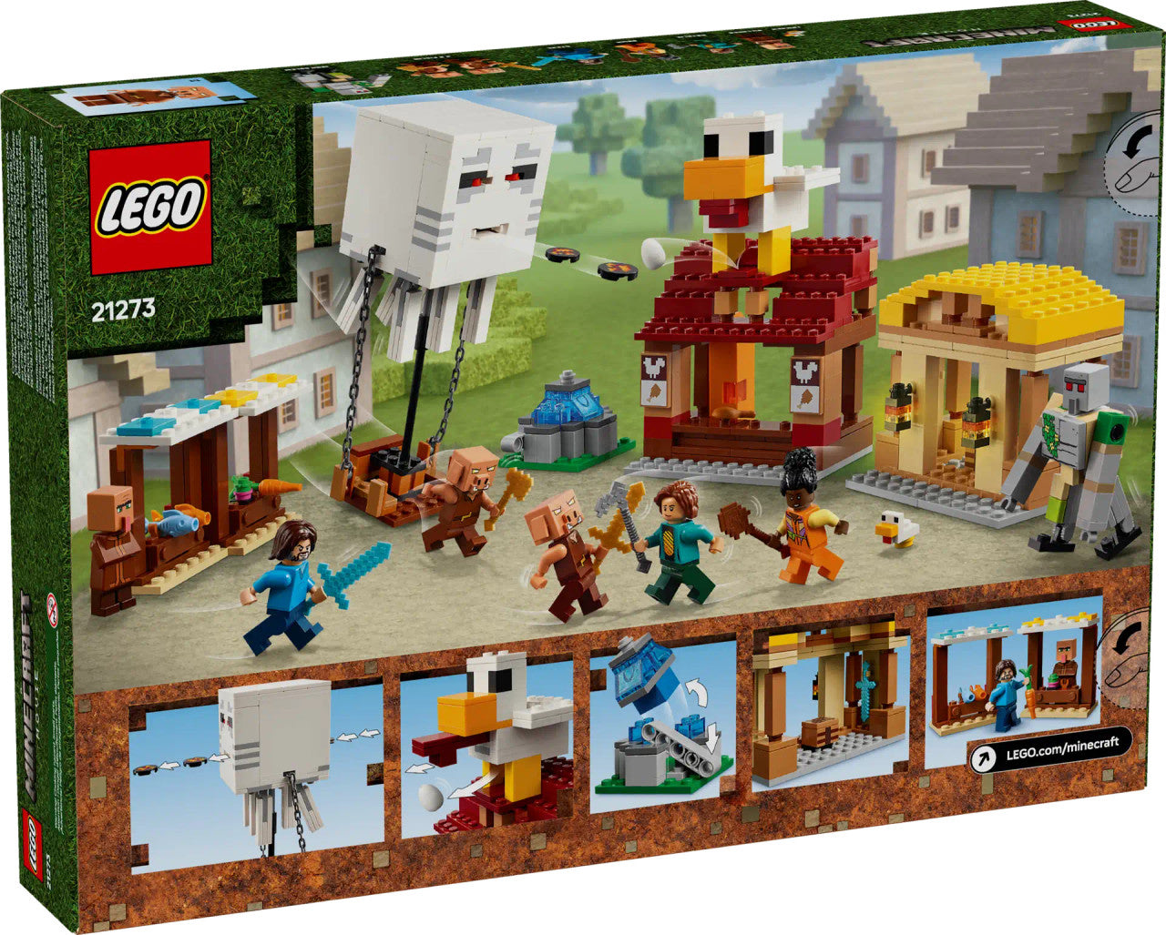 LEGO® Minecraft® - The Ghast Balloon Village Attack 21273