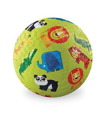 Crocodile Creek 7" Playground Ball - Jungle Friends