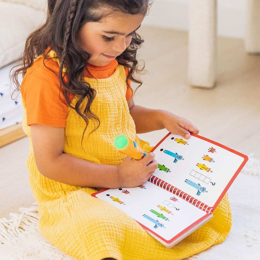 Hand2Mind - Educational Insights - Hot Dots Numberblocks 1-10 Activity Book & Interactive Pen