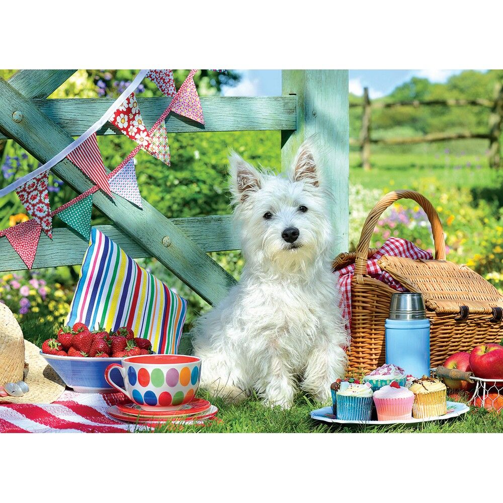 Eurographics 500XL - Scottie Dog Picnic Puzzle