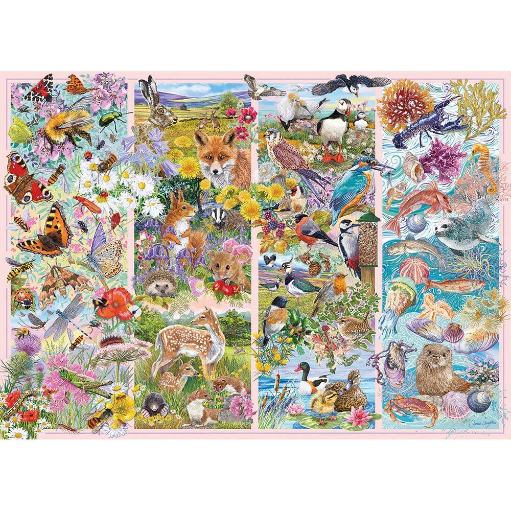 Gibsons 1000pc - Curious Creatures Puzzle