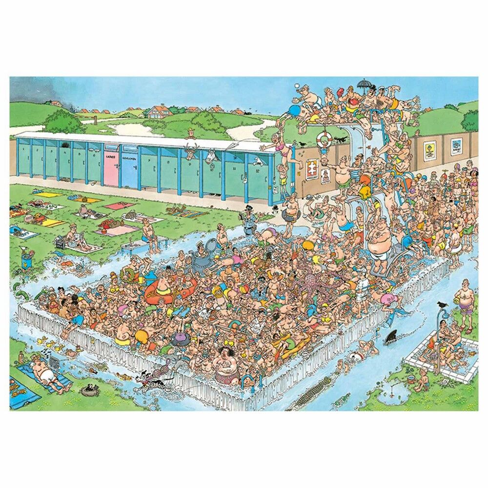 Jumbo Jan van Haasteren 1000pc - Pool Pile-Up Puzzle