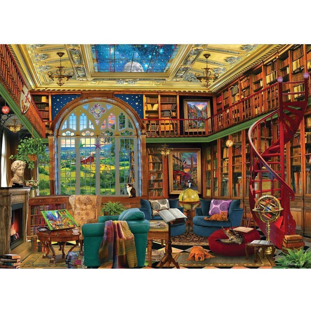 Holdson 1000pc - Just One More Chapter - Country Library Puzzle