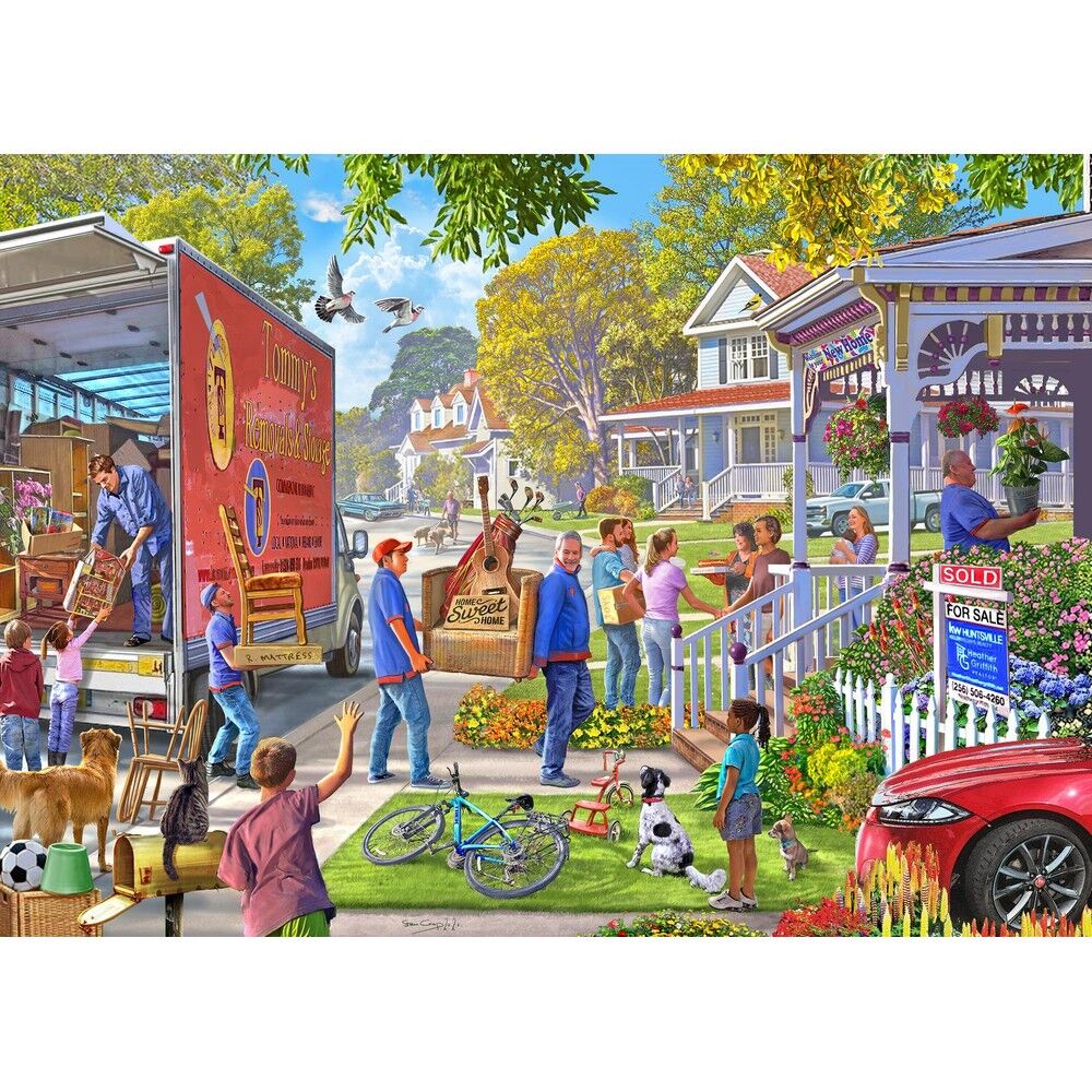 Holdson 1000pc - Rhythm Of Life Moving Day Puzzle