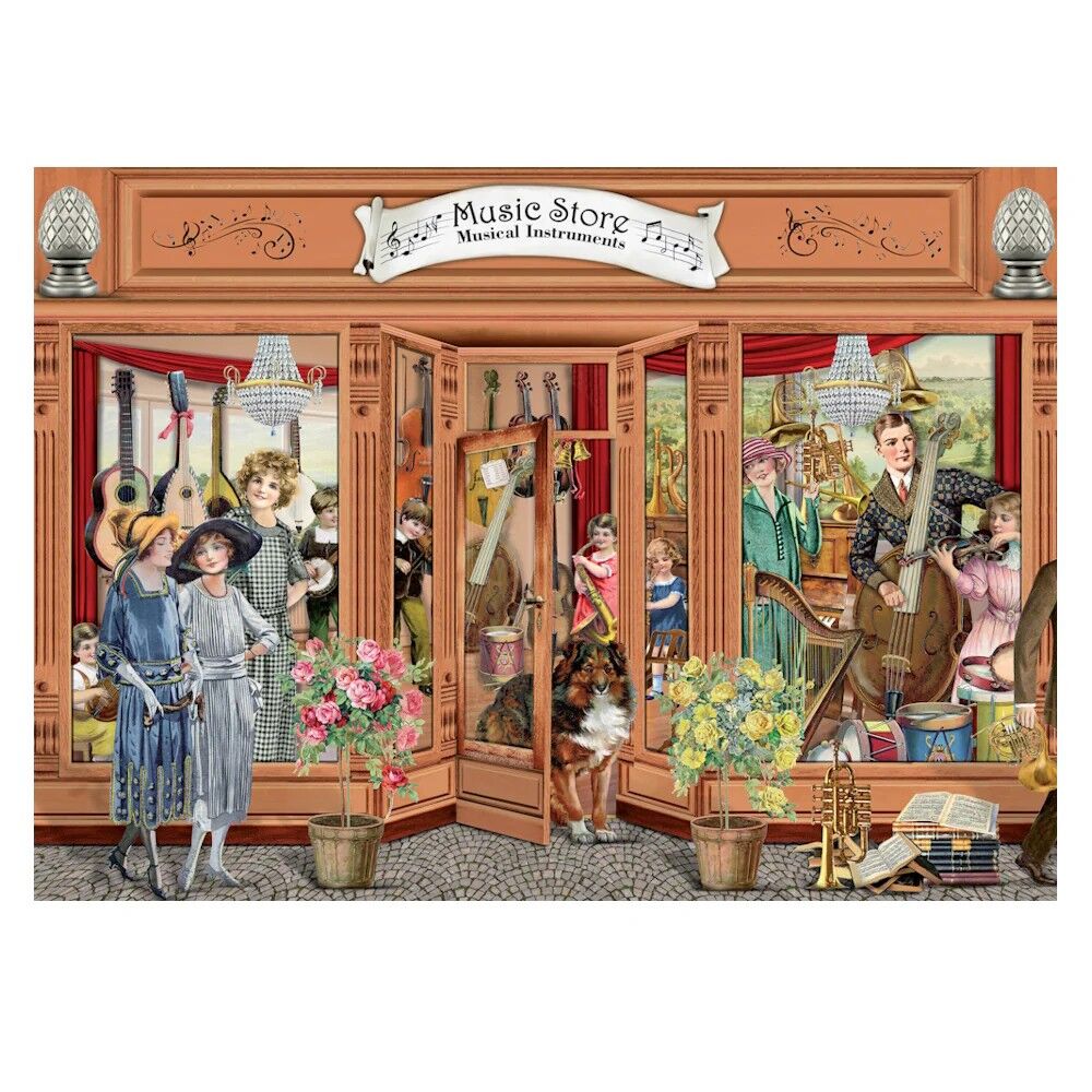 Holdson 1000pc - Victorian Day Out - Music Store Puzzle