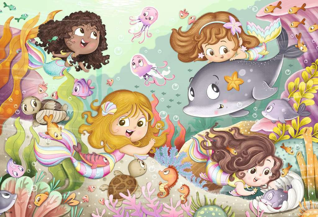 Ravensburger 2x12pc - Fairies and Mermaids Puzzle