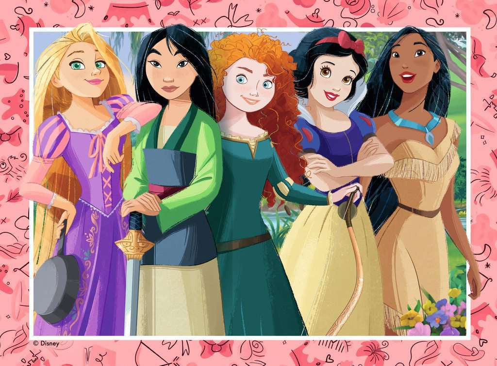 Ravensburger - Disney, Be Who You Want to Be. 4 in a Box - 12, 16, 20, 24pc Puzzles