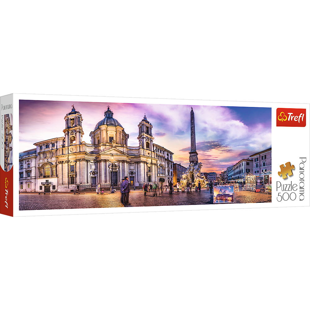 Trefl 500pc - Piazza Navona, Rome Puzzle