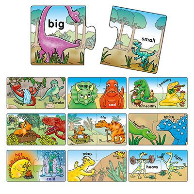 Orchard Toys - Dino Opposites 20 x 2pc puzzles