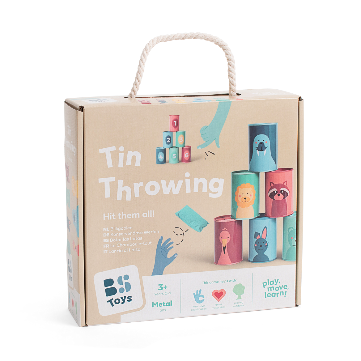 BS Toys Tin Throwing Game – Wildlife