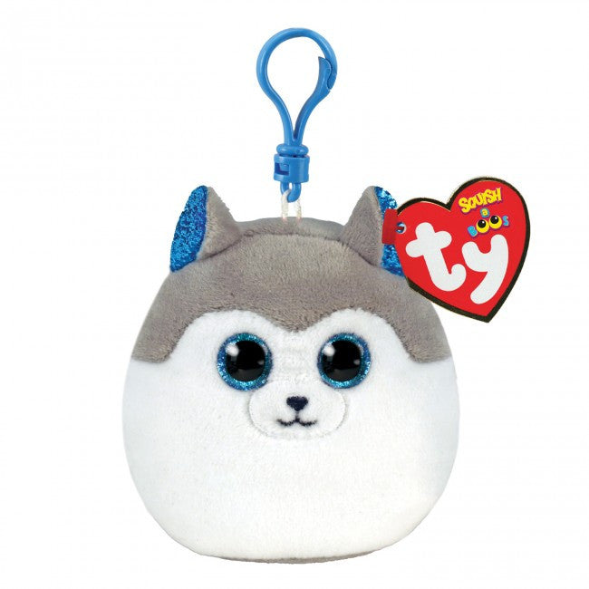 Ty Squishy Beanies Clip - Slush the Husky