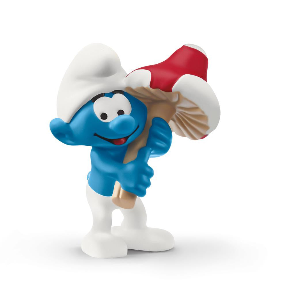 Schleich Smurfs - Smurf with Good Luck Charm
