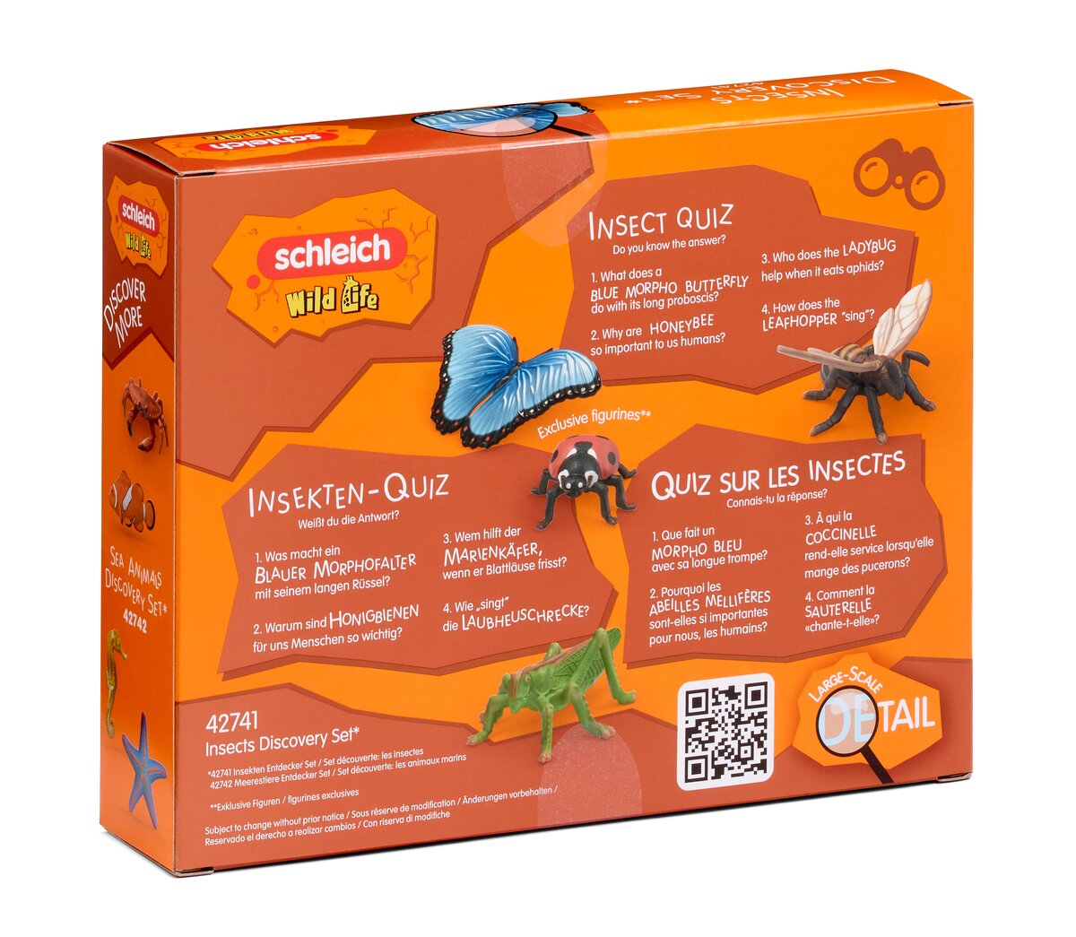 Schleich - Insects Discovery Set 42741 – WILD LIFE Playet