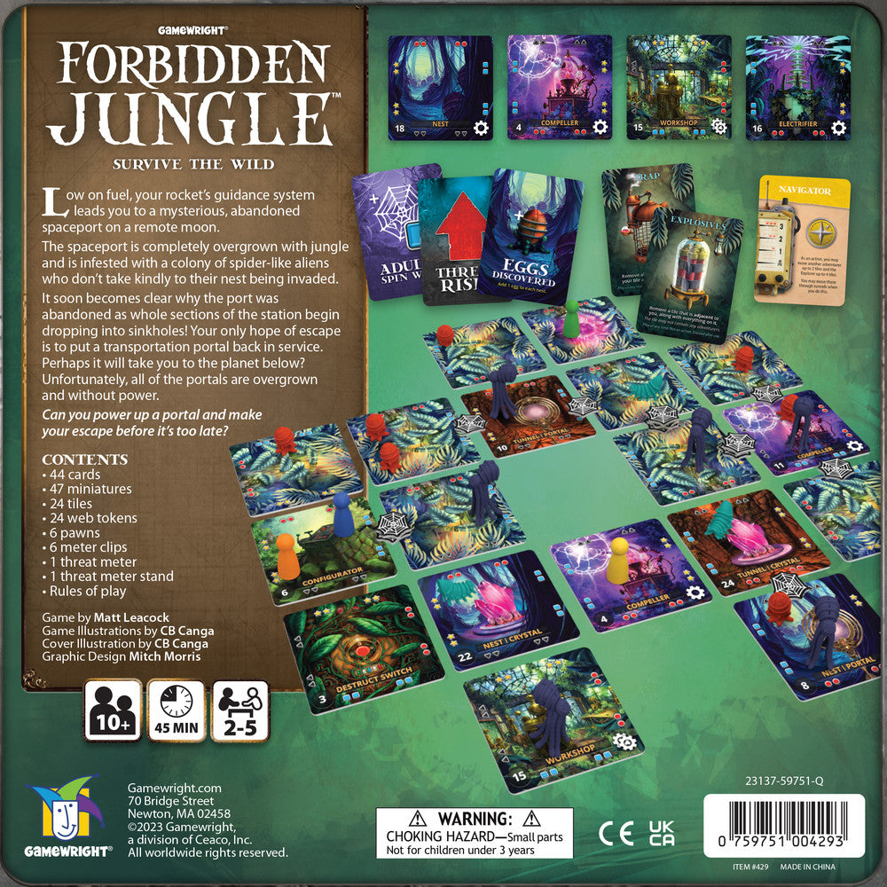 Gamewright Forbidden Jungle - Survive the Wild