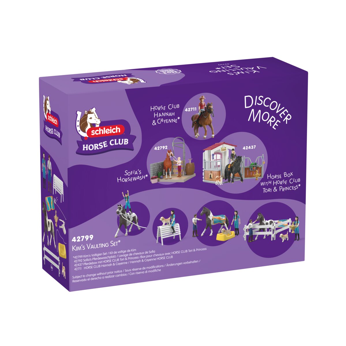 Schleich Horse Club - Kim's Vaulting Set 42799