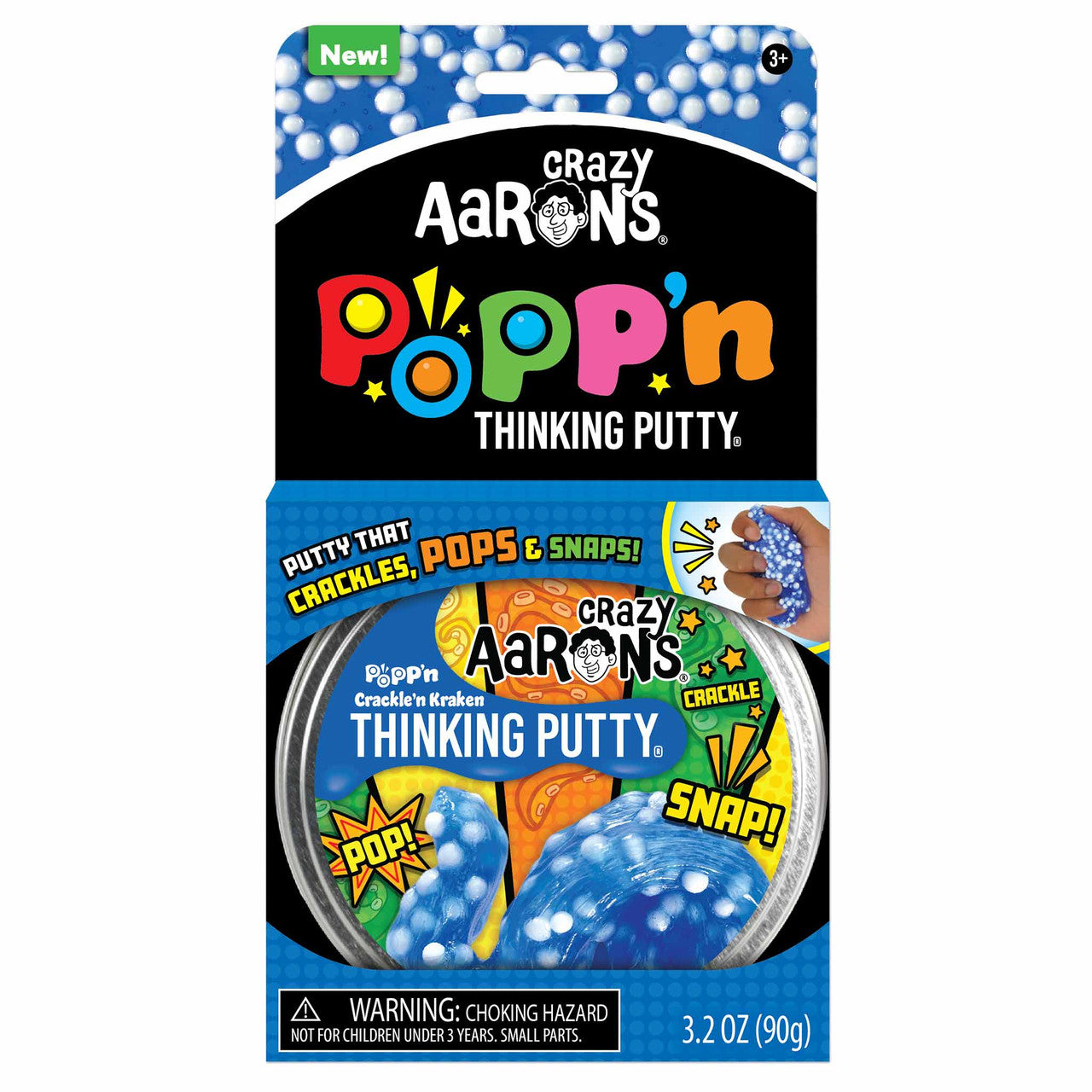 Crazy Aaron's Thinking Putty - Crackle'n Kraken - 4" Tin