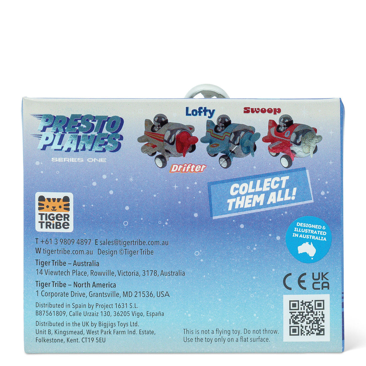 Tiger Tribe Presto Planes - Blue Lofty