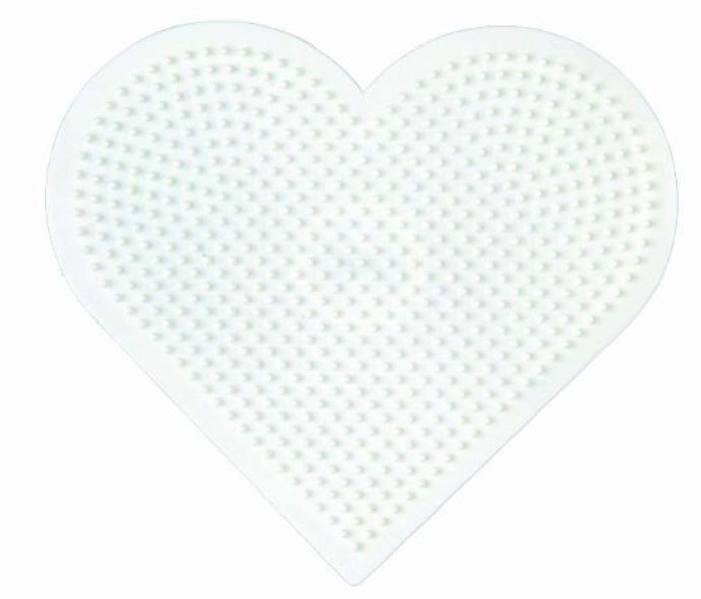 Hama Beads Large Pegboards Heart & Hexagon Set