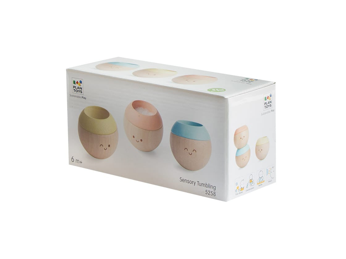 PlanToys - Sensory Tumbling Faces - Set of 3