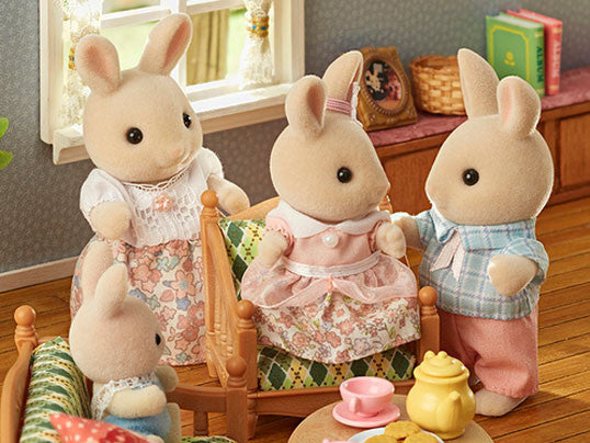 Sylvanian Families- Milk Rabbit Family