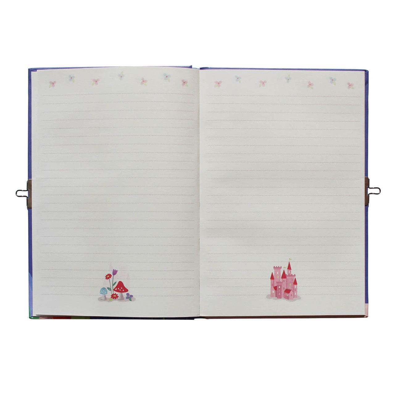 Tiger Tribe Lockable Diary - Unicorn Rainbows