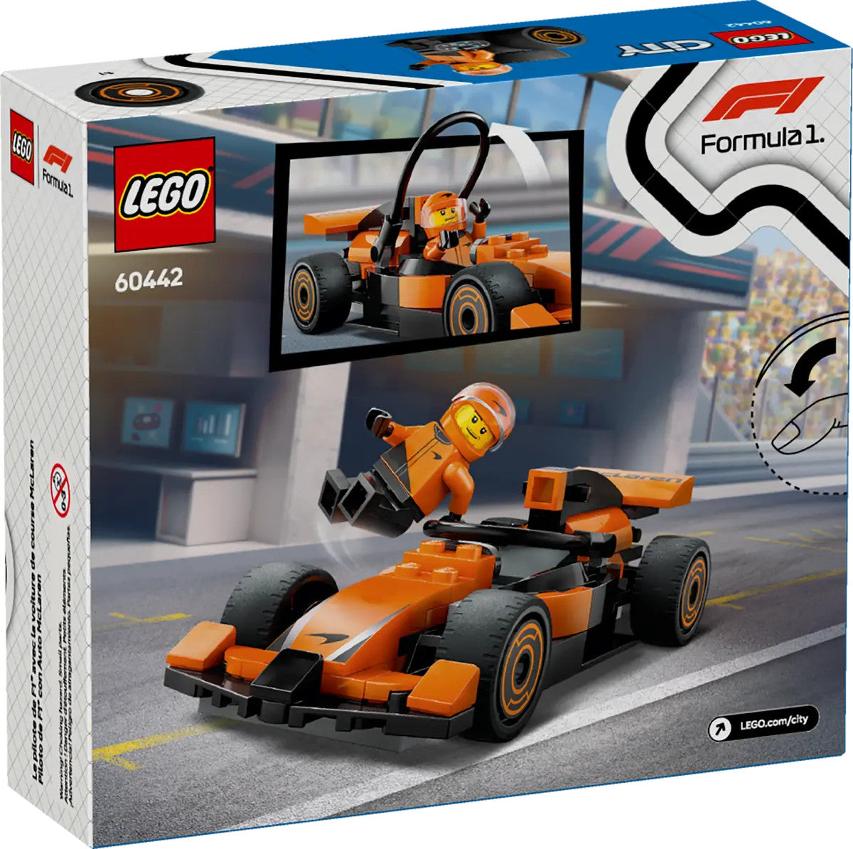 LEGO® City - F1® Driver with McLaren Race Car 60442