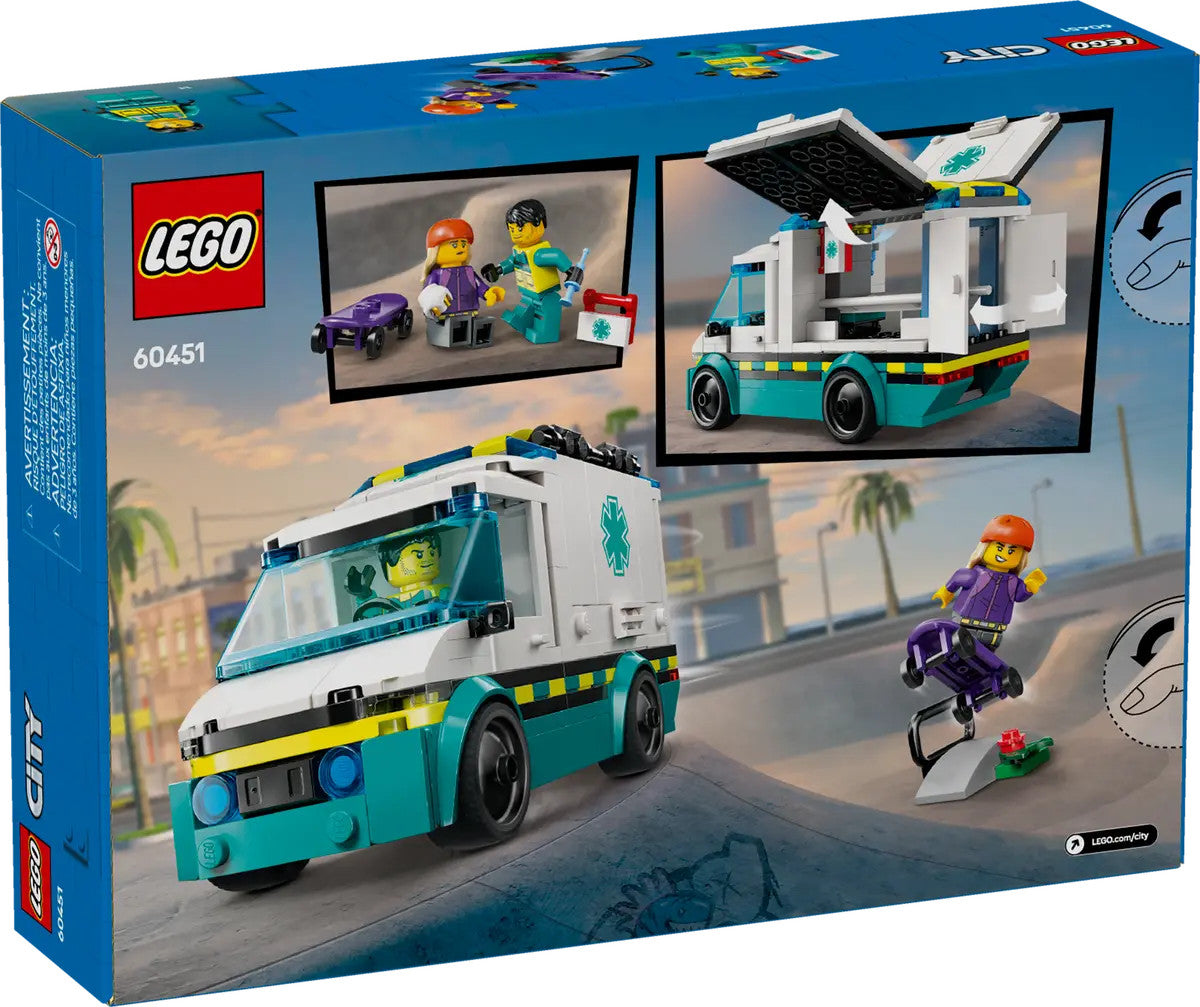 LEGO® City - Emergency Ambulance 60451