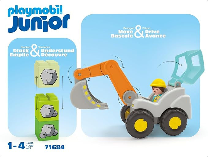 Playmobil Junior - Shovel Excavator 71684