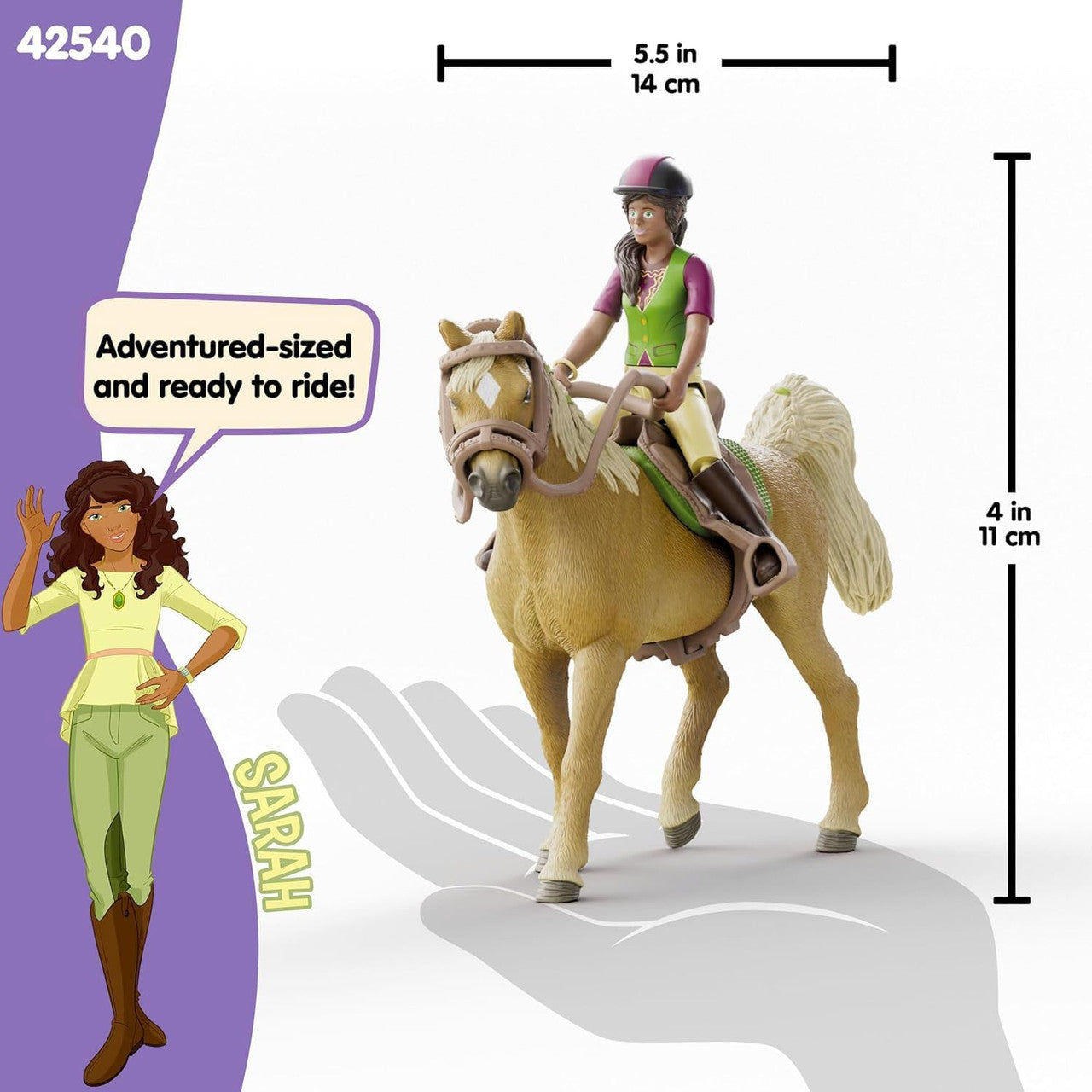 Schleich Horse Club - Sarah & Mystery 42714