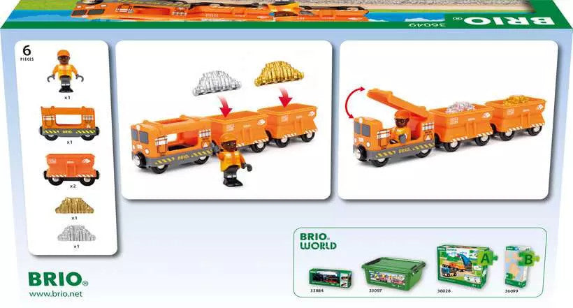 BRIO - Gold Cargo Train 36049