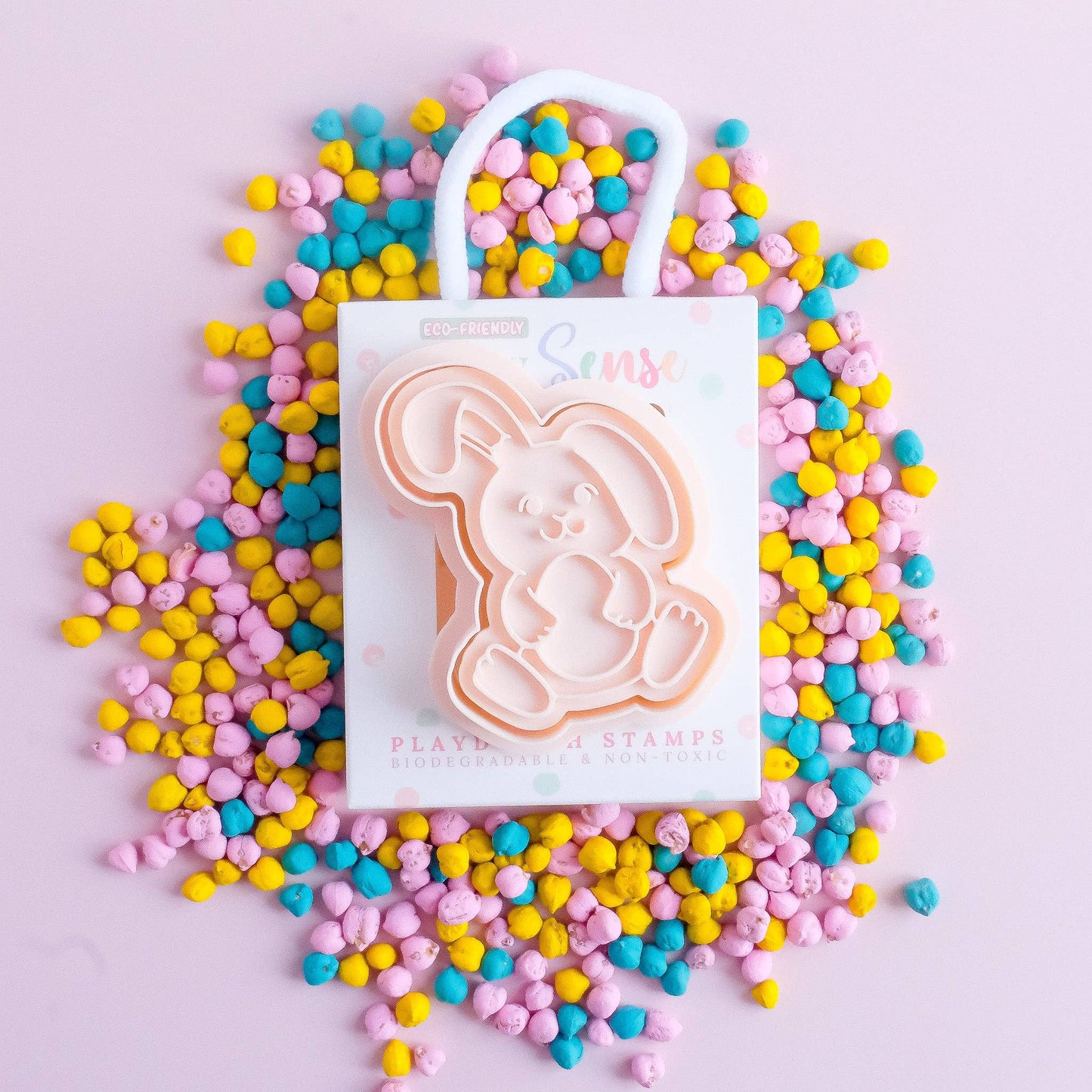 Play Sense - Eco Playdough Stamp | Easter Collection | Easter Bunny