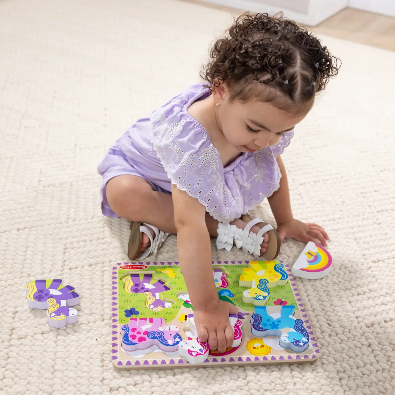 Melissa & Doug - Unicorn Chunky Puzzle