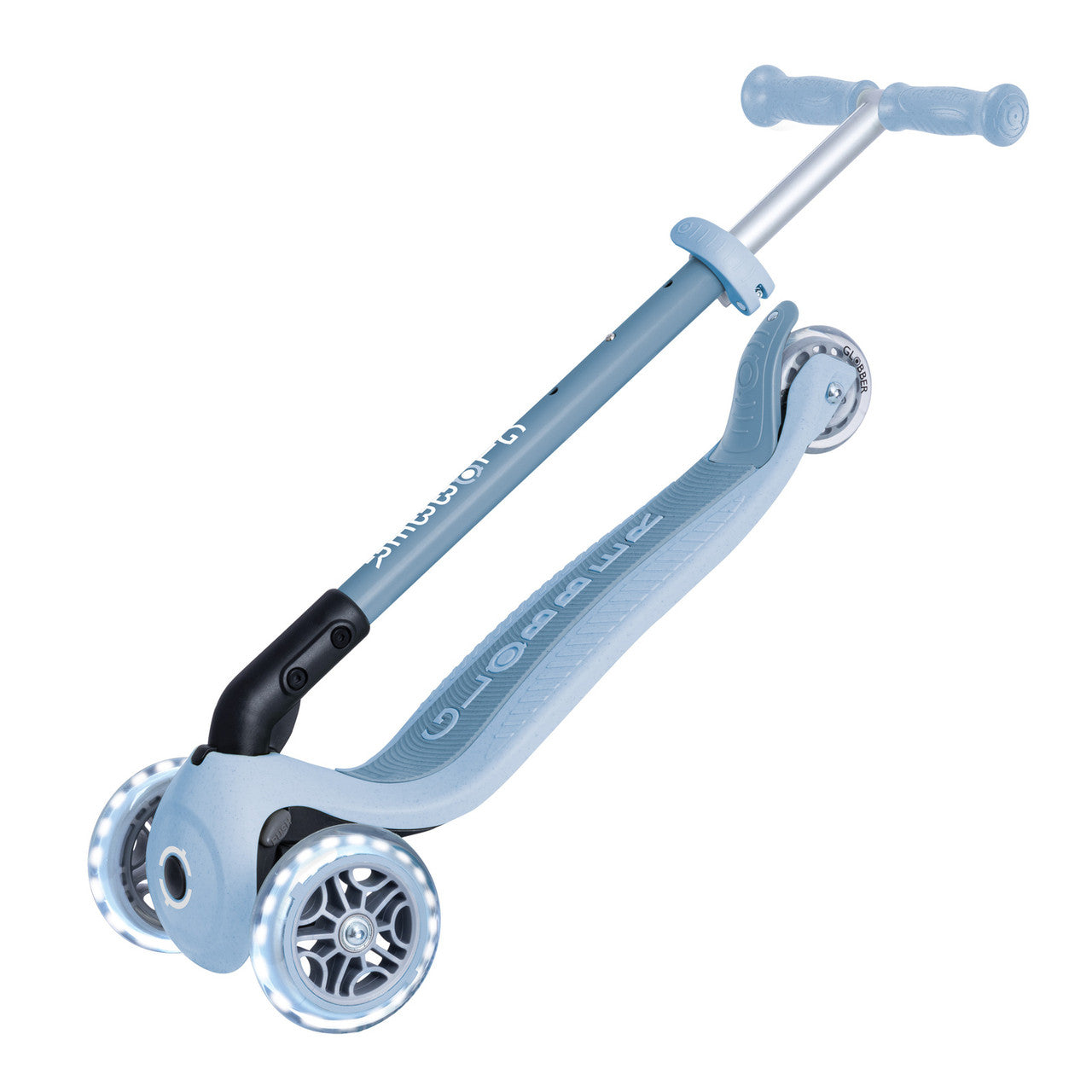 Globber - ECOLOGIC PRIMO FOLDABLE Scooter With Lights - Blueberry
