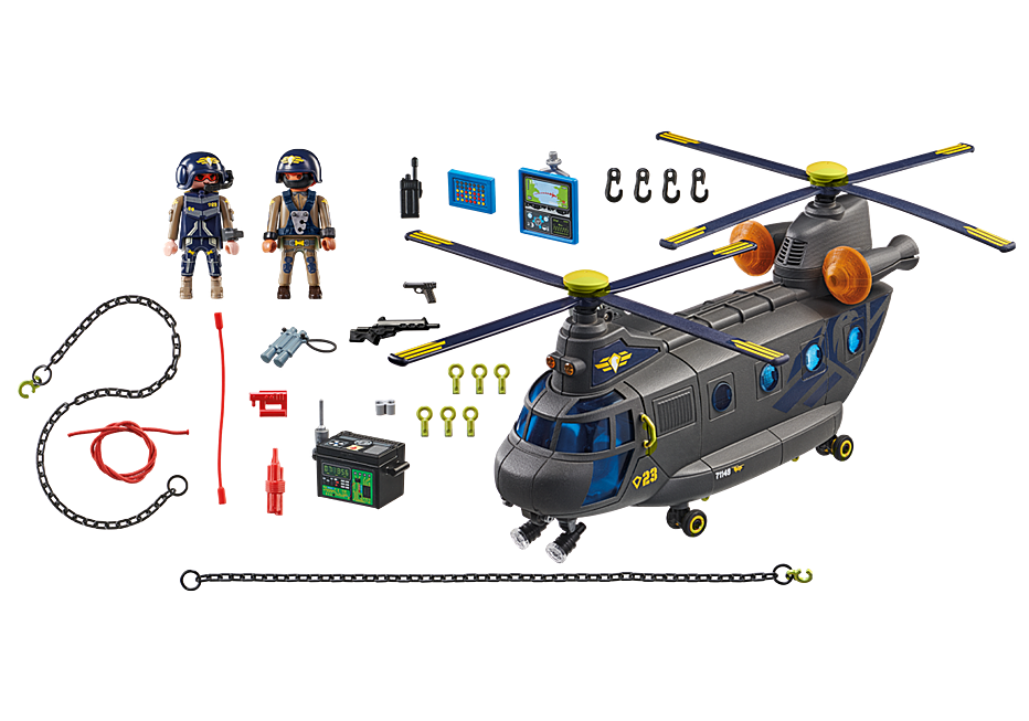 Playmobil City Action - Tactical Unit - Rescue Aircraft 71149 **minor box damage**