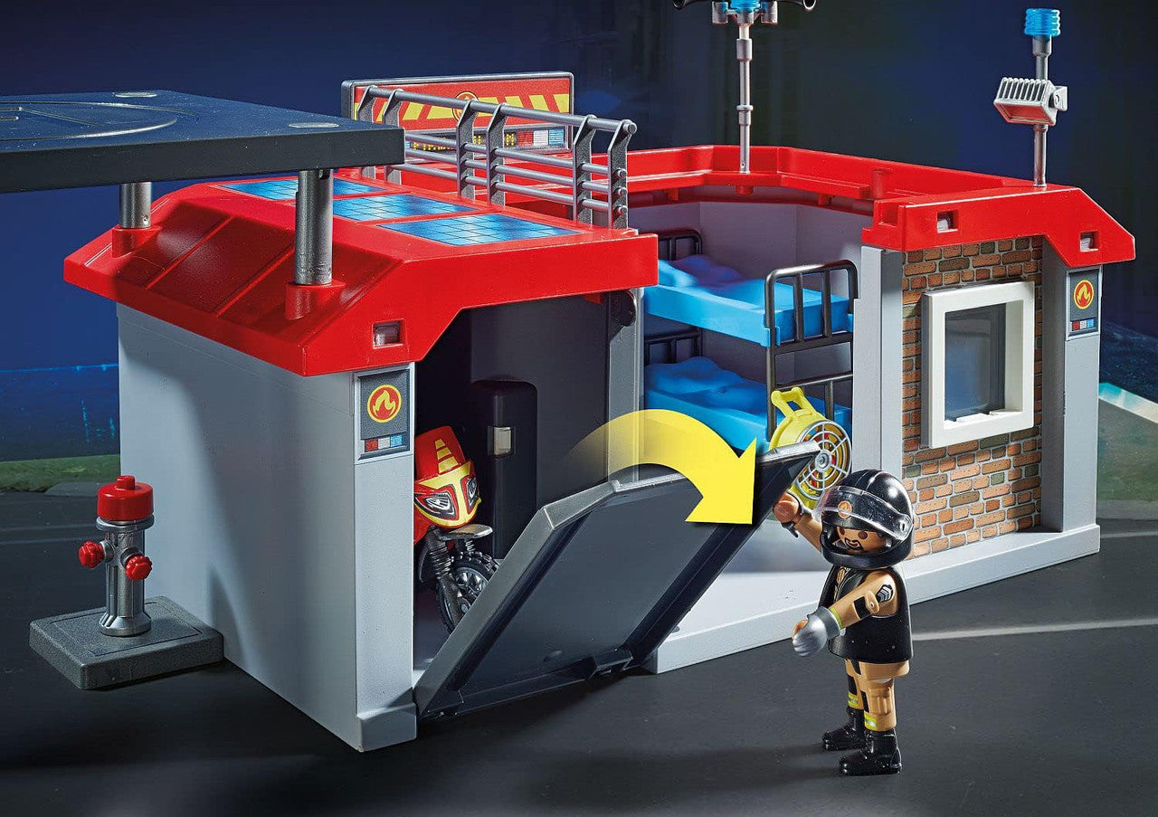 Playmobil - Take Along Fire Station 71193