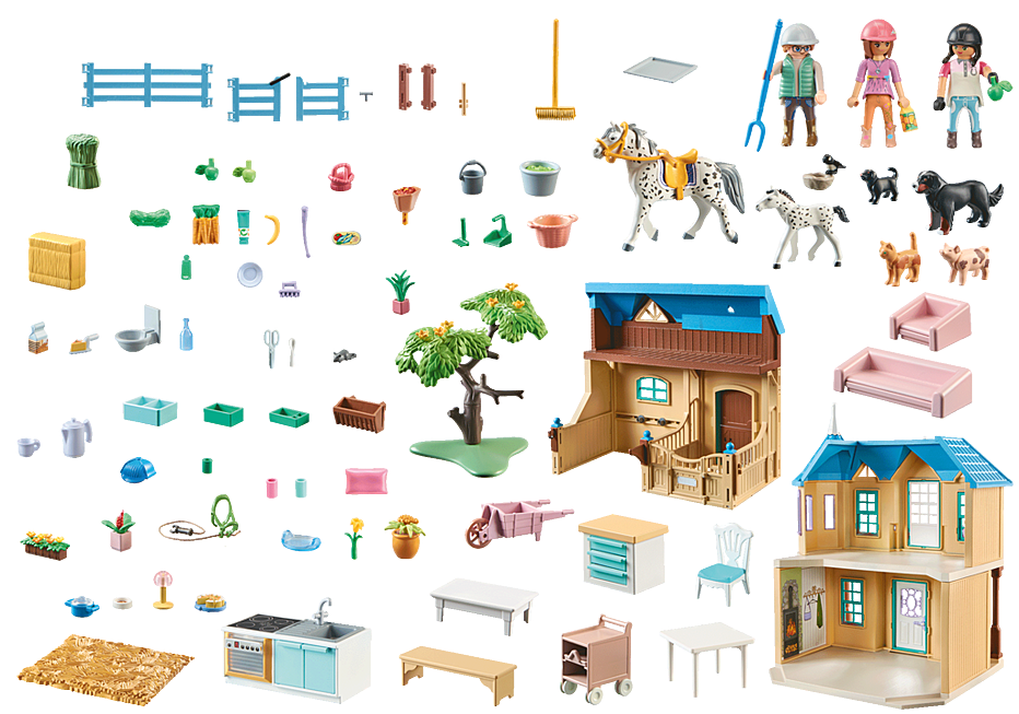 Playmobil - Horses of Waterfall - Waterfall Ranch 71351