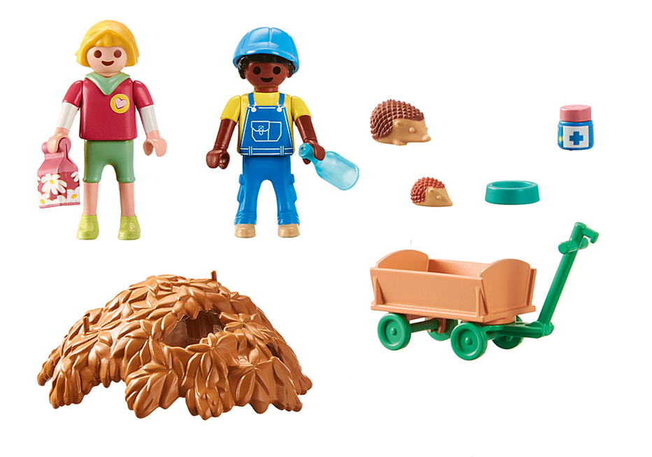 Playmobil - My Life - Care of the Hedgehog Family 71512