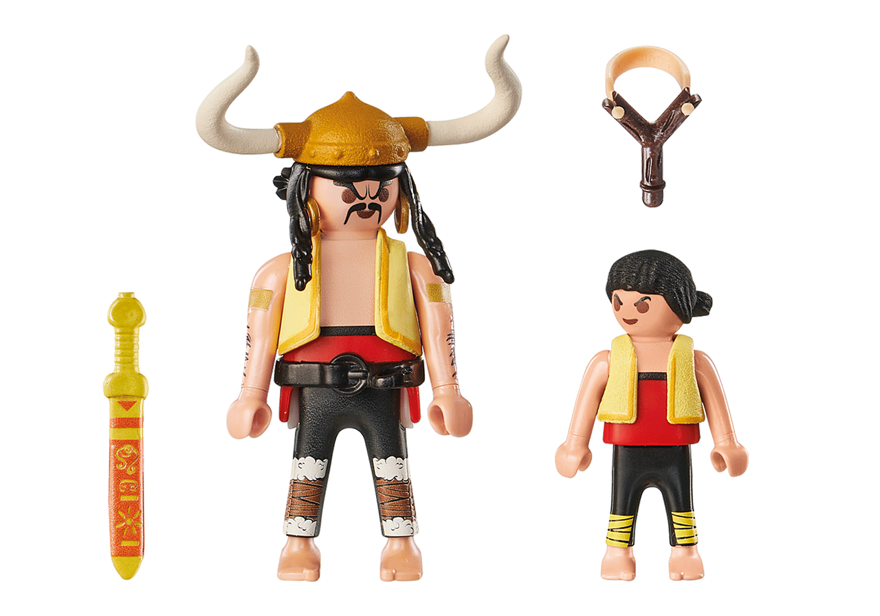 Playmobil - Asterix - Huevos y Bacon and Pepe 71545