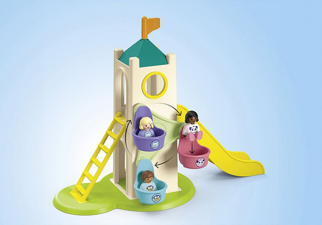 Playmobil Junior - Adventure Tower with Ice Cream Booth 71326 *Damaged Packaging*