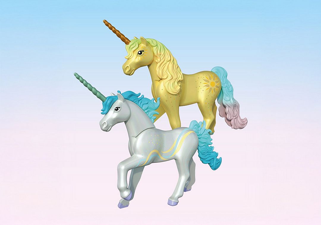 Playmobil - Collectible Unicorn: Rainbow Flower with Fairy 718400