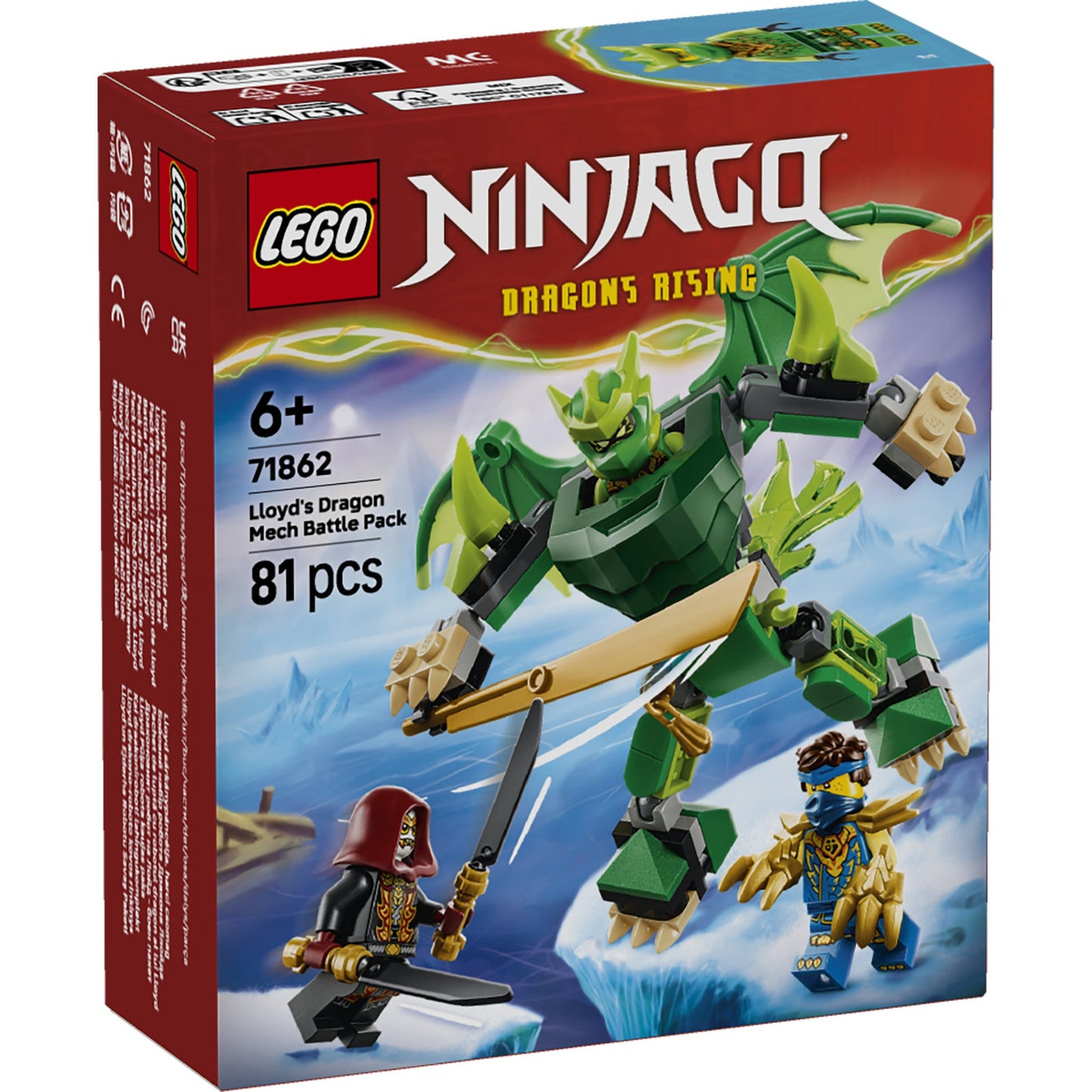 LEGO® NINJAGO® Lloyd’s Dragon Mech Battle Pack Toy 71862
