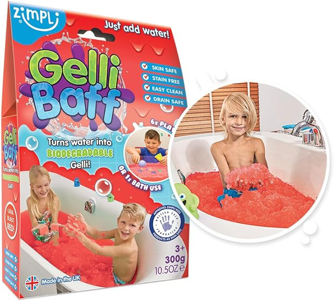 Gelli Baff Original - Lava Blast Red ECO FRIENDLY