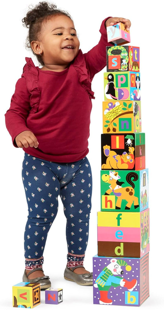 Melissa & Doug - Alphabet Nesting & Stacking Blocks